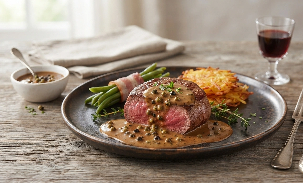 Rinderfilet Pfefferrahm