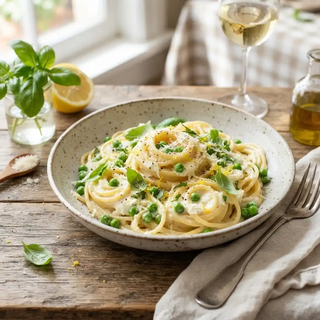 Zitronen-Ricotta-Pasta
