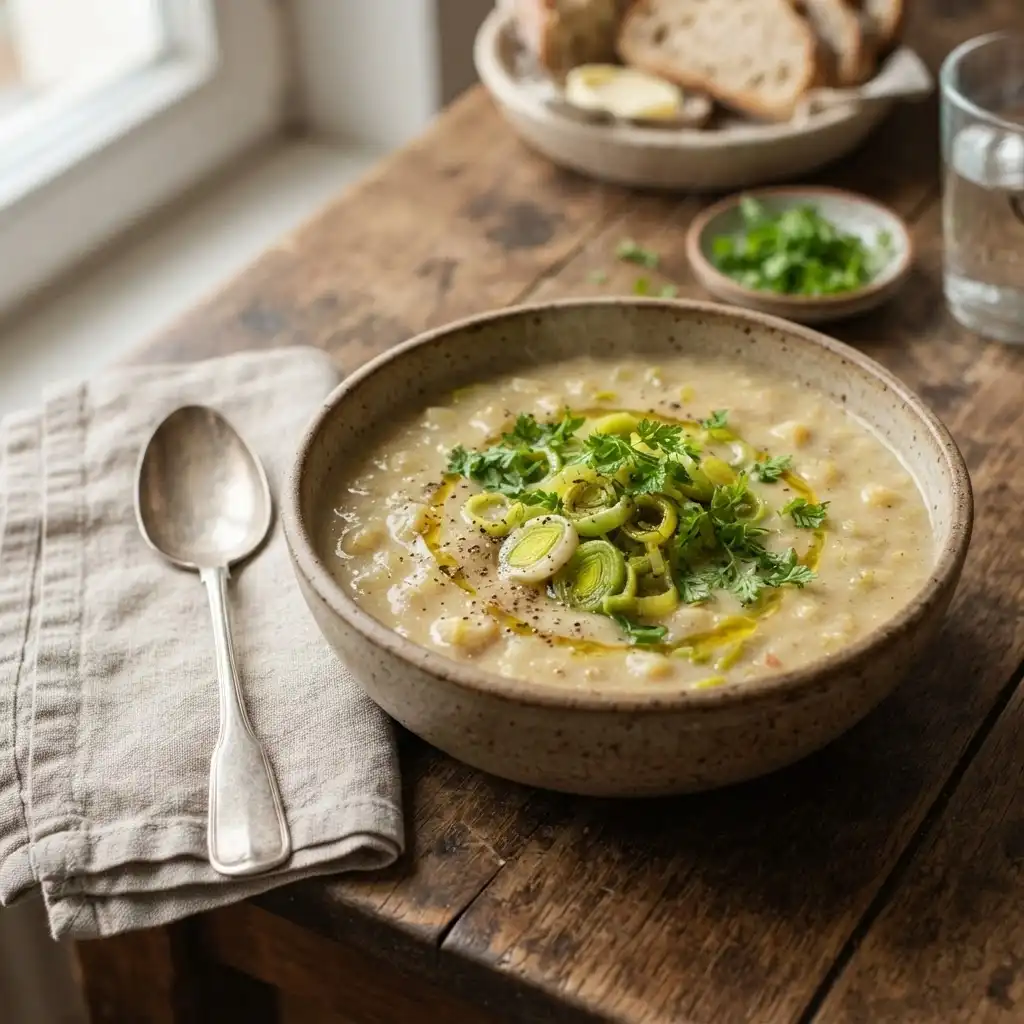 Kartoffelsuppe mit Lauch