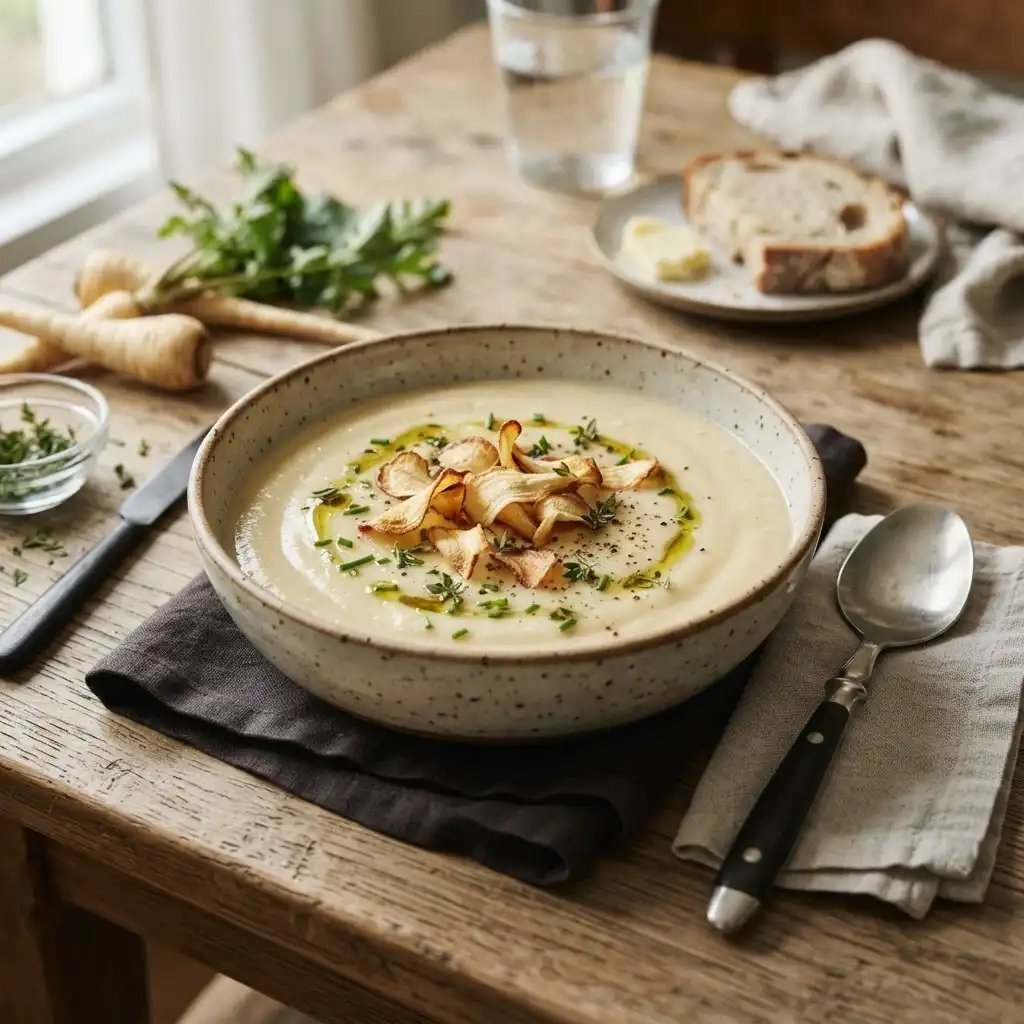 Pastinakencremesuppe